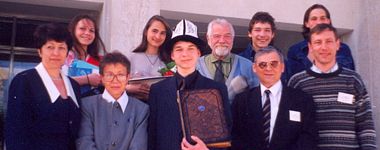 Belarusian team with the jury