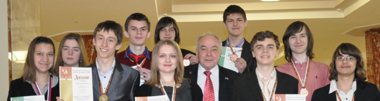 Belarusian team with V.V.Lunin