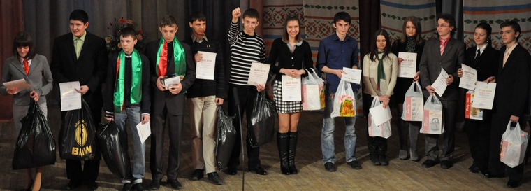 Chemistry Olympiad. Belarus-2011. Gold Winners